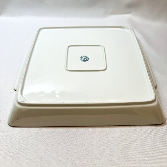 Israel Hotel Ware NAAMAN Vintage Ceramic Serving Tray 9 1/2” Square Dish - Picture 3 of 9